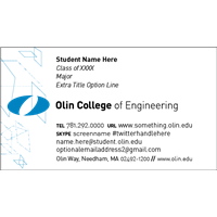 Olin Student Business Cards